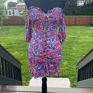 Olivaceous Off the Shoulder Dress